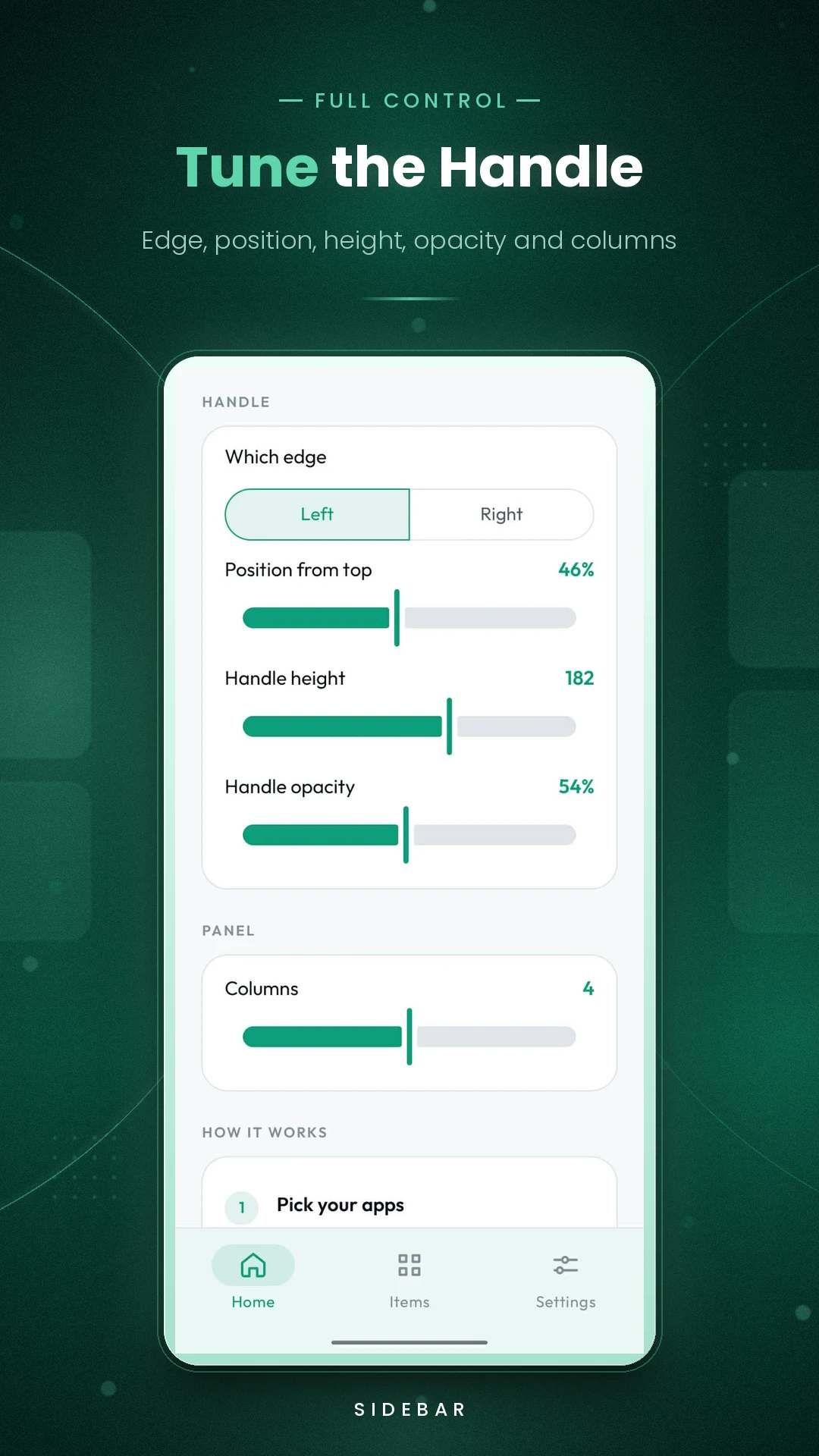 Sidebar App screenshot